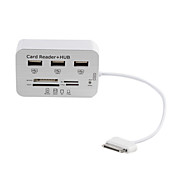 3-Port USB2.0 Hub with MS SD TF M2 Card Reader for Samsung Galaxy Tab