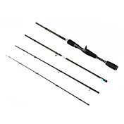 Canna da pesca in carbonio Medio Casting con manico in sughero 198cm