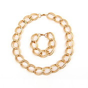 Gorgeous Alloy Women's Jewelry Set Including Necklace,Bracelet