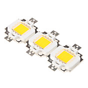 DIY 10W 800-900LM 2850-3050K lumière blanche chaude Module à DEL intégrée (9-11V, 3-Pack)