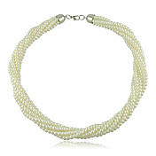 Gorgeous Multi Circles Beading Women's Necklace