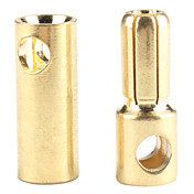 5 Pairs Mystery GW001F 5.5mm Gold Plated Connector Male and Female