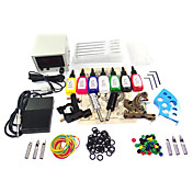 2 Cast Iron Tattoo Machine Guns Kit for Fôr og skyggelegging