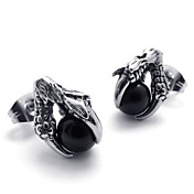 Agate Dragon Paw Earrings(1.2*0.8*0.1CM)