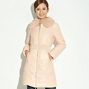 Women's Fur Collar Long Down Coat