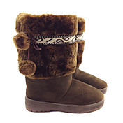 Women' Cotton Snow Boots with Hair Bulb