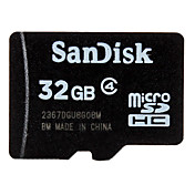 Sandisk 32GB Classe 4 MicroSDHC Flash Memory Card