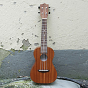 Koa Pili Koko - (mhy-c) Todo sólido de caoba Ukelele Concierto con bolsa / Correa