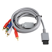 Cobre Revestimiento Componente Audio y Video Cable AV para Wii - Grey (2,0 M)