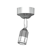 1W Modern LED Wall Light in Silver
