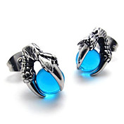 Dragon Paw Agate Earrings(1.2*0.8*0.1CM)