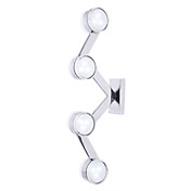 24W Moderne LED Wall Light i Silver
