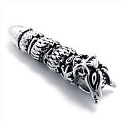 Men's Bullet Pendant(Free Chain)(4.5*1*1CM)