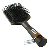 Air Cushion Anti-Skaldethed Massage Paddle Hair Brush (Sort)