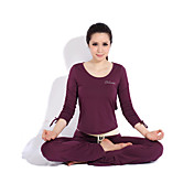 Yoga Lässige Workout Kleidung Anzüge in 2sets (Langarm Yoga T-Shirt + Yoga Pants)