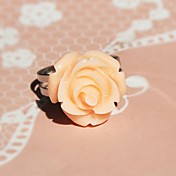Pink Rose Alloy Sweet Lolita Ring