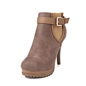 Suede Stiletto Heel Ankle Boots With Buckle Party / Evening Shoes (More Colors)