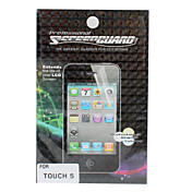 Protezione dello schermo di protezione trasparente con panno di pulizia per iTouch 5