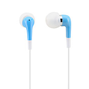 Earphone with Microphone Color Line for iPhone & Other Cell Phone (Assorted Colors)