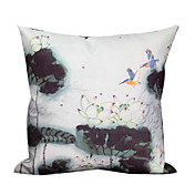 Summer Lotus Decorative Pillow Cover