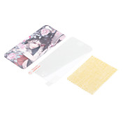 Protective Front Screen + 3D Beautiful Girl Pattern Back Protector Film for iPhone 5