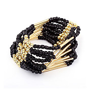Women's Bohemian Look Tassels Layered Bracelet