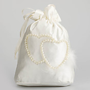 satén delicado bolso de imitación perlas nupcial de la boda (más colores)