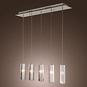 Lámpara Chandelier Mini de Cristal con 5 Bombillas - BARNSTAPLE