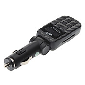 Plaid voiture design pour lecteur mp3 Transmetteur FM avec écran LED