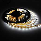5M 5W 300x3528 SMD White Light Flexible LED Strip Lamp (DC 12V)