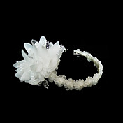 Silk Flower With Imitation Pearl Women's Headbands