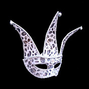 Fancy Triangle Noble Silver Nonwoven Party Half-face Mask