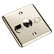 Stainless Steel Exit Button B