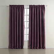 (Two Panels) Classic Fascinating Embossed Blackout Curtains