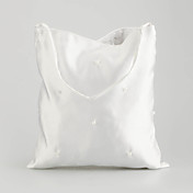 satinado con perlas de imitación boda nupcial bolso (más colores)