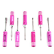 7pcs R / C Helicópteros RC Avión RC Car Kit Destornillador Tool