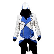 Cosplay Costume Inspired by Assassin's Creed III Connor Blue And White Jacket