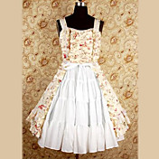 Sleeveless Knee-length Flower Pattern Country Lolita Dress