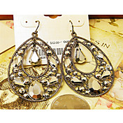 Kvinner Cut Out Teardrop øredobber