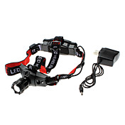 8W Cree Q5 LED Set Lampe frontale rechargeable (chargeur AC)