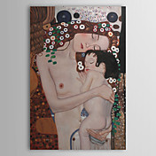 dipinte a mano le persone pittura ad olio di Gustav Klimt con telaio allungato