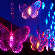 3Mx1.65M Seven Butterfly color de la lámpara LED de cadena con 60 LEDs - Decoración de Navidad y Halloween