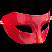 Coquettish  Flattop Red PVC Party Half-face Mask