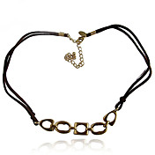 Women's Leather Vintage Necklace