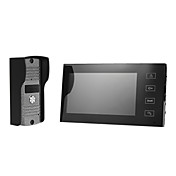 Ультратонкий 7-дюймовый цветной TFT Видеомонитор Домофон с Key Touch