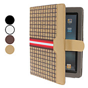 Grassmat Grain Pattern PU Leather Case with Stand for iPad 2 and The New iPad (Assorted Colors)