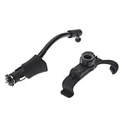 Flexional Car Swivel Mount Holder with Car Cigarette Charger for iPhone and Other Cellphones