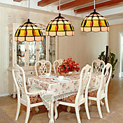 60W E27 Pendent Lights with Shell Shade with 3 Lights