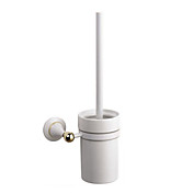 Contemporary Solid Brass Wall Mount Toothbrush Holder