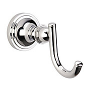 moderna in argento cromato montaggio a parete veste in ottone massiccio finitura ganci